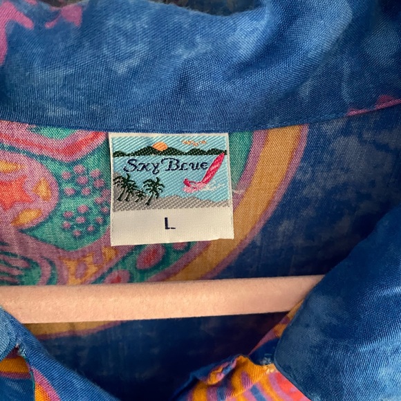 Vintage 90’s Sleeveless Flowy Top - Picture 2 of 12